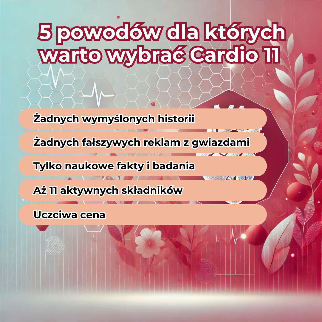 Cardio 11 – 11 składników dla zdrowego serca i silnych naczyń!