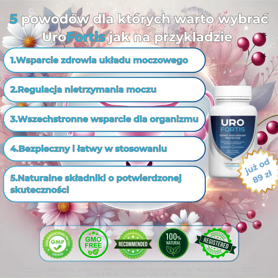 UroFortis – Twój sposób na komfort i zdrowie w każdej kapsułce
