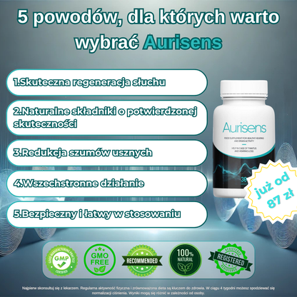 Aurisens – Rewolucyjny Suplement dla Twojego Słuchu