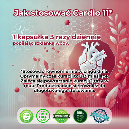 Cardio 11 – 11 składników dla zdrowego serca i silnych naczyń!