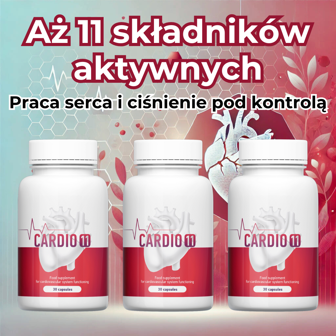 Cardio 11 – 11 składników dla zdrowego serca i silnych naczyń!